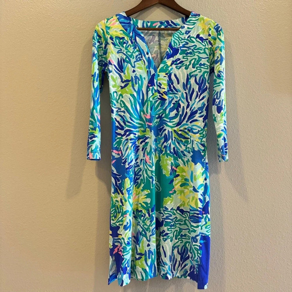 Lilly Pulitzer Wade and Sea Riva Dress Pima Cotton Size XS - Picture 2 of 15